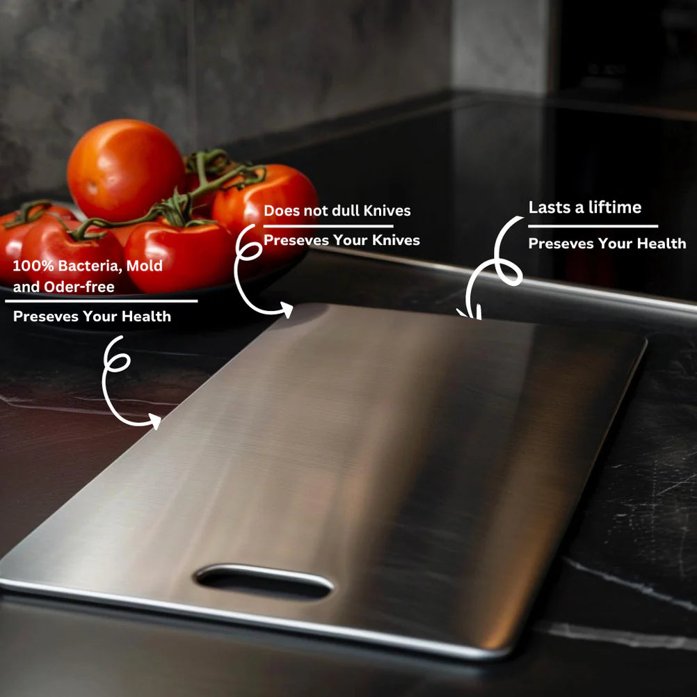 100% Titanium Antibacteriële Snijplank – Duurzaam en Hygiënisch Koken in de Keuken 4