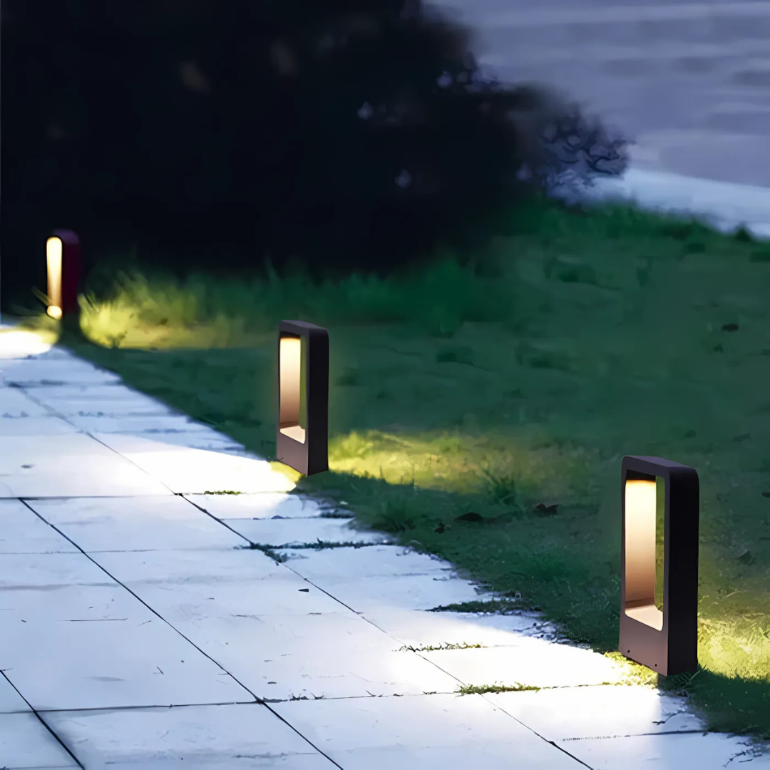 Moderne Buitenlamp Zwart LED Buiten van Aluminium 30 x 16 cm