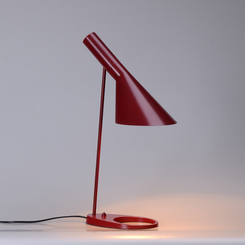 Moderne Tafellamp met Verstelbare Nek Rood
