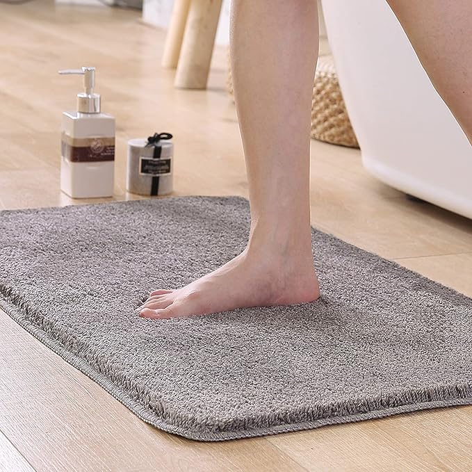 Antislip Badkamermat met Hoge Absorptie en Zacht Pluche Ontwerp 10