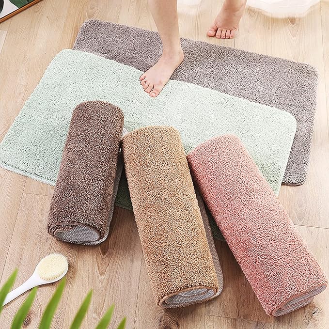 Antislip Badkamermat met Hoge Absorptie en Zacht Pluche Ontwerp 2