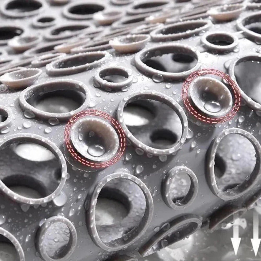 Antislip Douchemat met Sterke Zuigbekers en Snelle Drainage – Hygiënisch en Schimmelbestendig 4