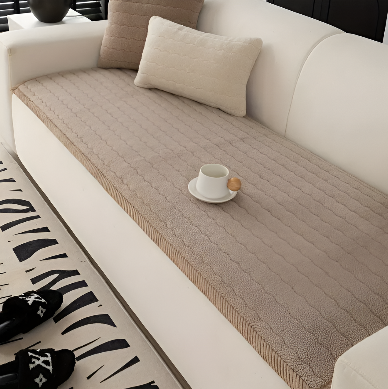 Antislip Polyester Bankhoes voor Huisdieren – Zacht en Beschermend in Grijs, Beige of Blauw 11