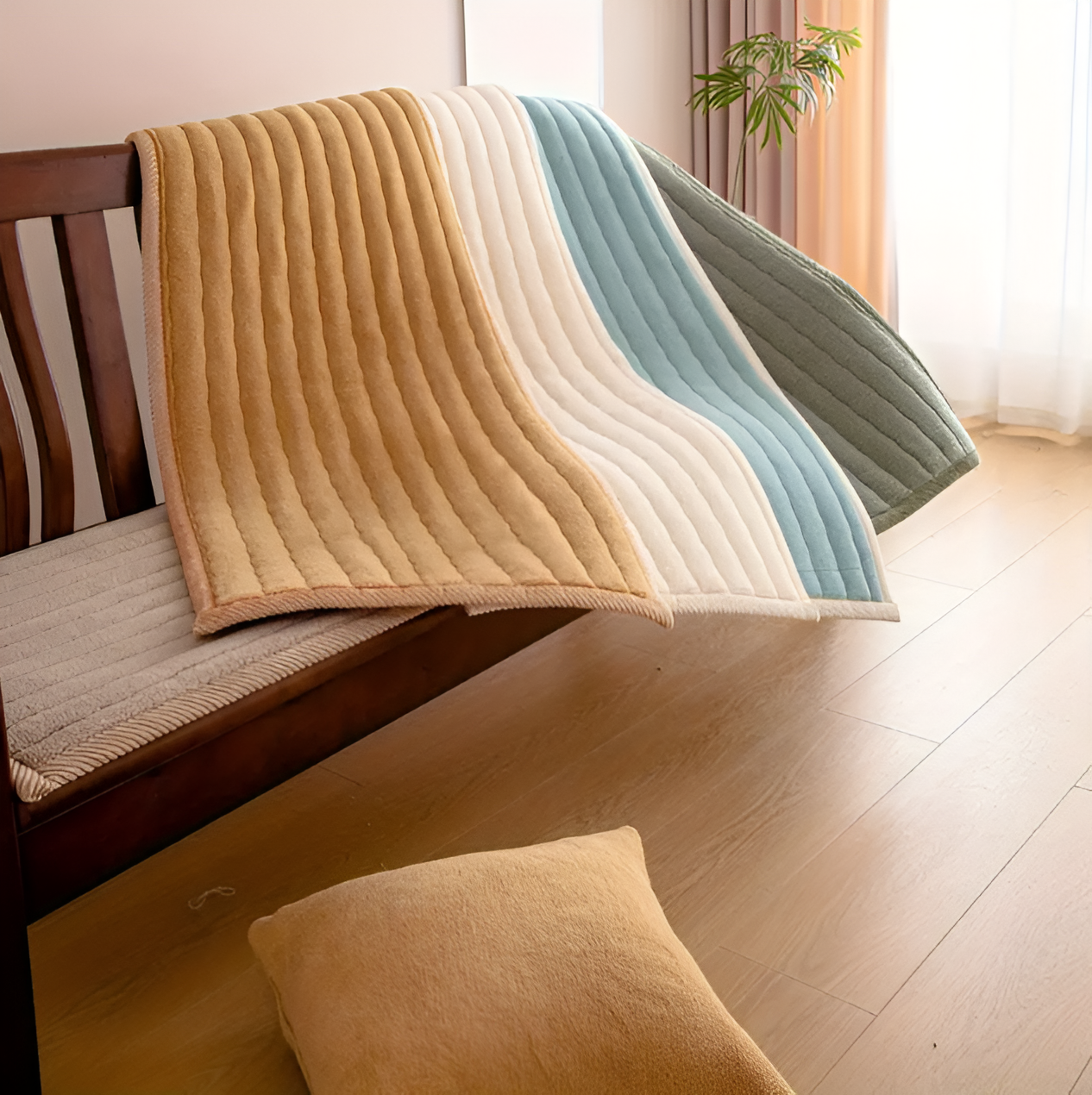 Antislip Polyester Bankhoes voor Huisdieren – Zacht en Beschermend in Grijs, Beige of Blauw 7