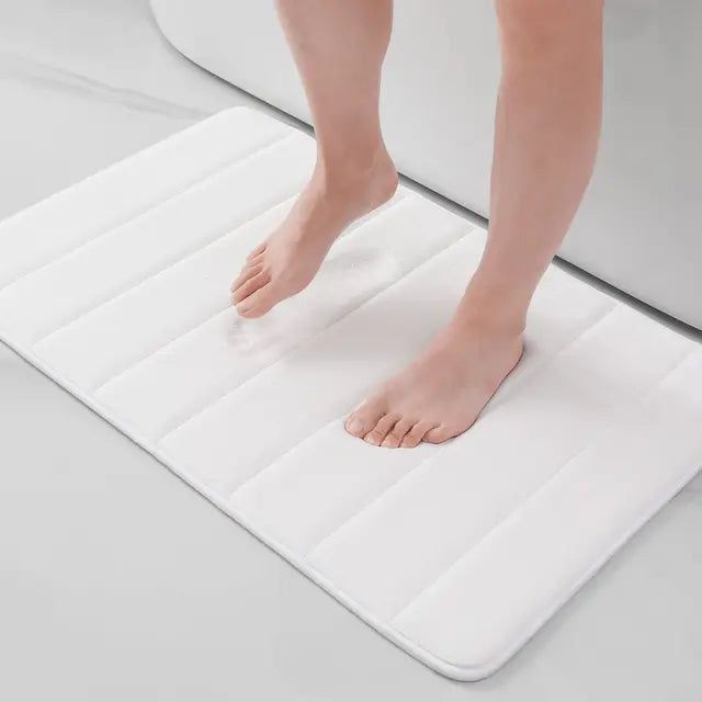 Badmat Antislip van Koraal Fluweel met Superabsorptie en Elegant Ontwerp 0