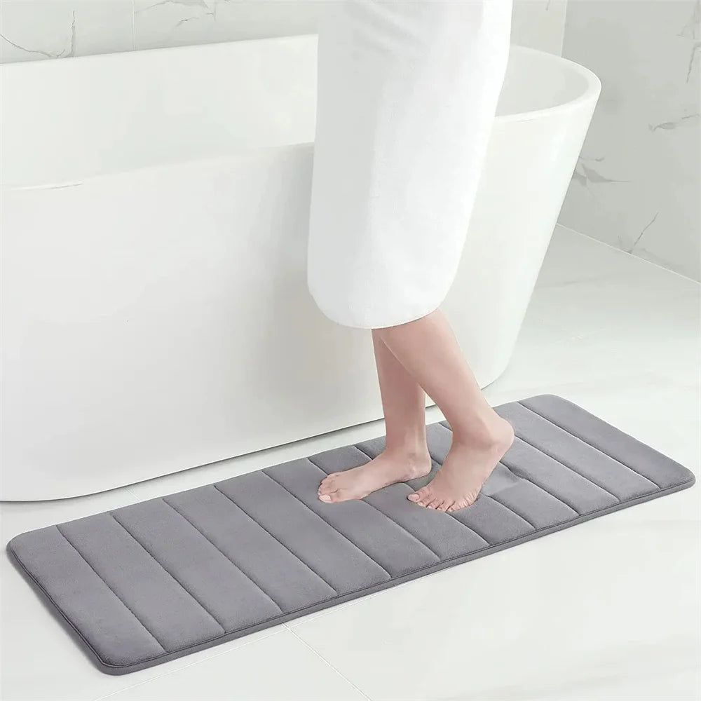 Badmat Antislip van Koraal Fluweel met Superabsorptie en Elegant Ontwerp 1