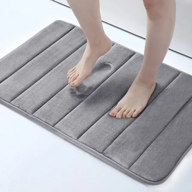 Badmat Antislip van Koraal Fluweel met Superabsorptie en Elegant Ontwerp 9