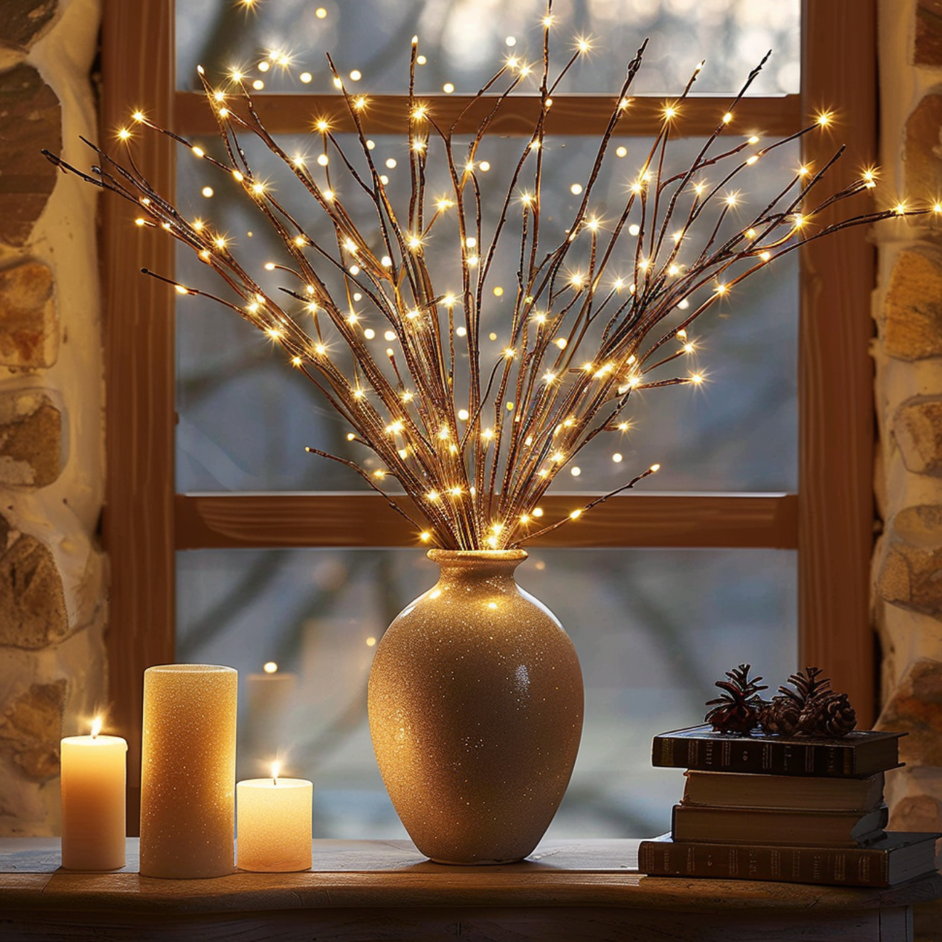 Wilgentak Sfeerverlichting LED met Warm Wit Licht