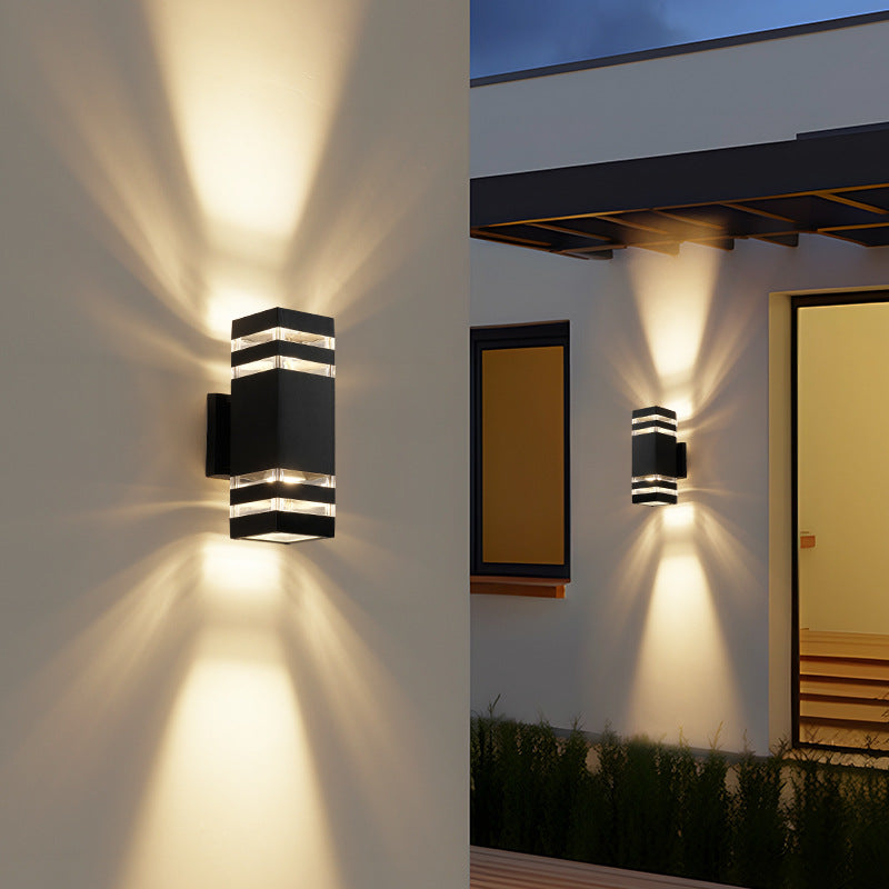Buiten Wandlamp van Aluminium en Glas met LED Verlichting – Moderne Buitenverlichting Wandlamp 3