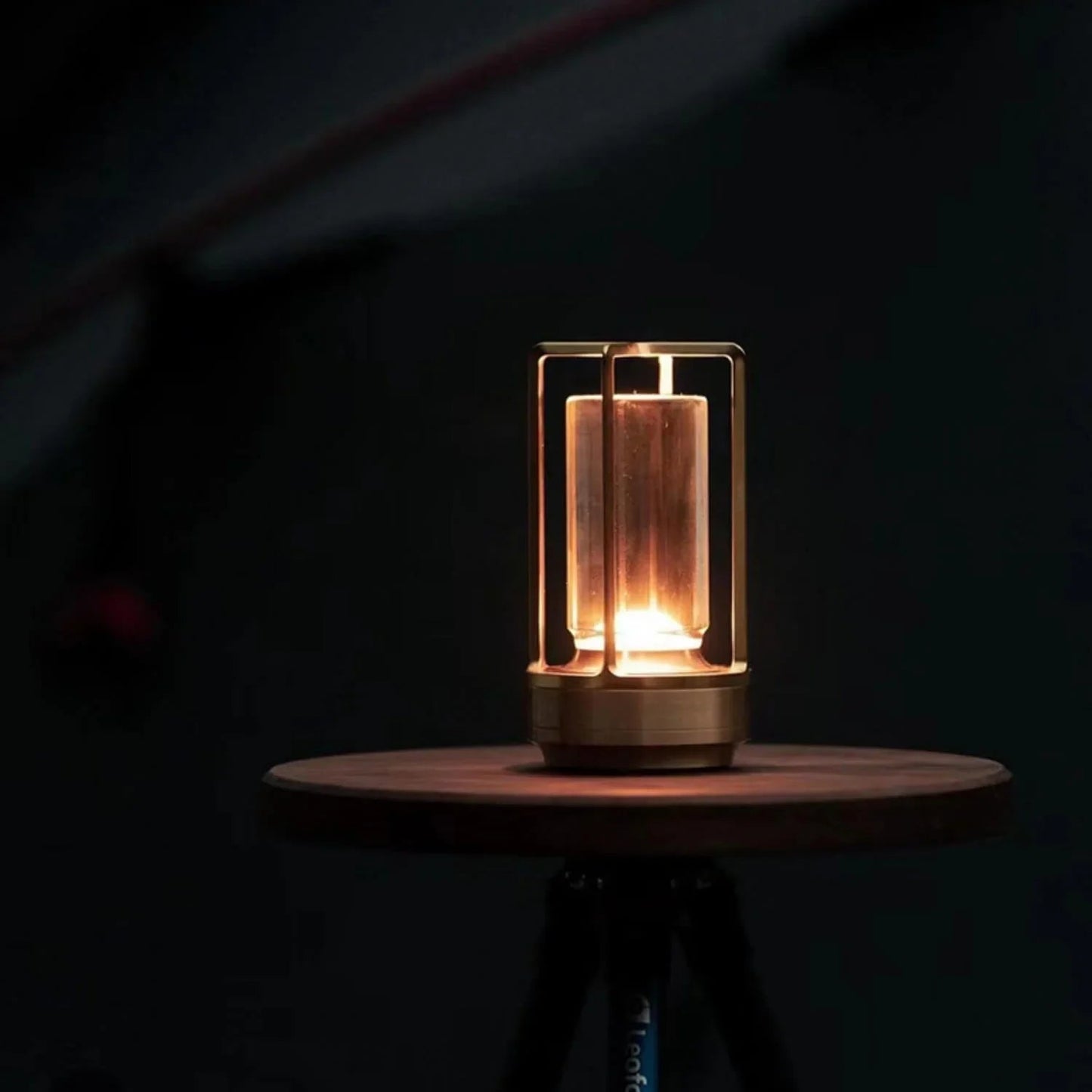 Cilindervormige Kristallen Lantaarn Tafellamp voor Binnen en Buiten 3 lampen