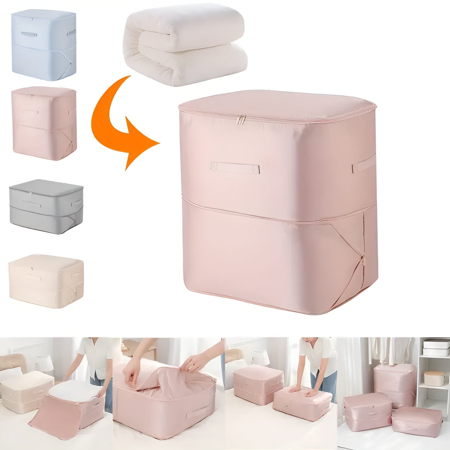 Compressiezak voor Kleding en Beddengoed – Ruimtebesparende Oplossing voor Efficiënte Opslag 2