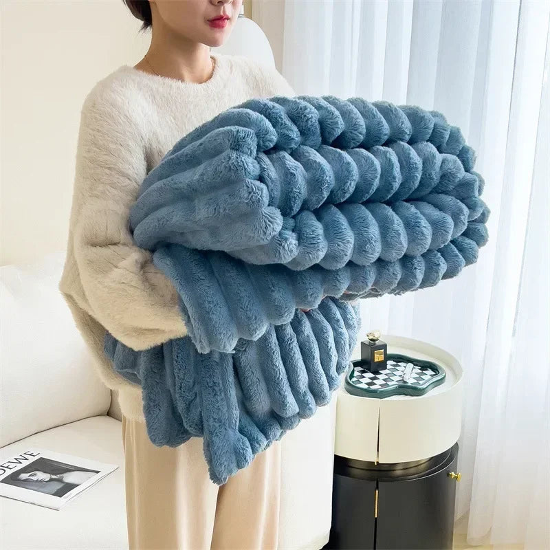 Dames Fleece Deken met Luxe Zacht Materiaal en Warmte 8