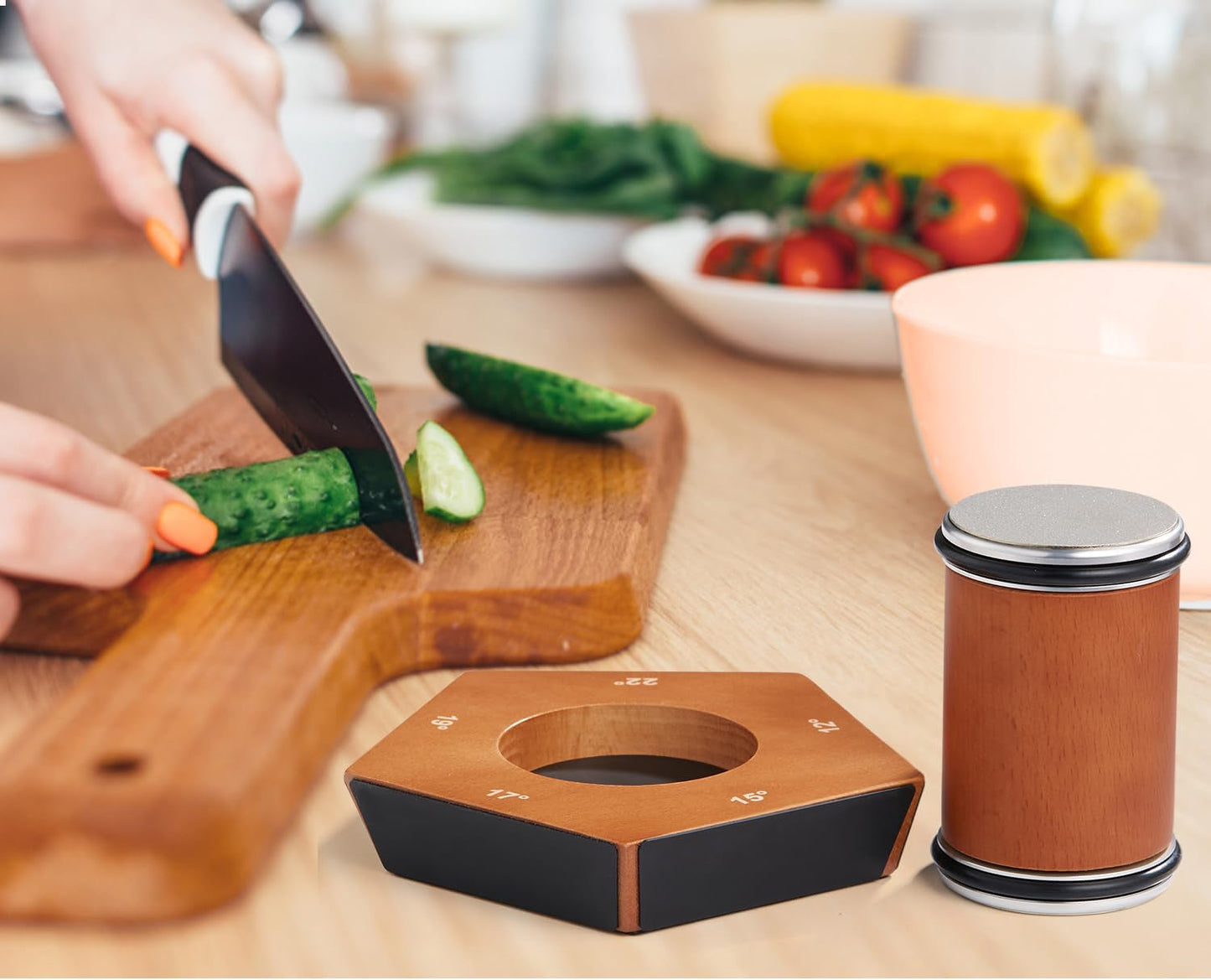Diamant Messenslijper voor Perfecte Scherpte – Beste Elektrische Messenslijper voor Keuken 1