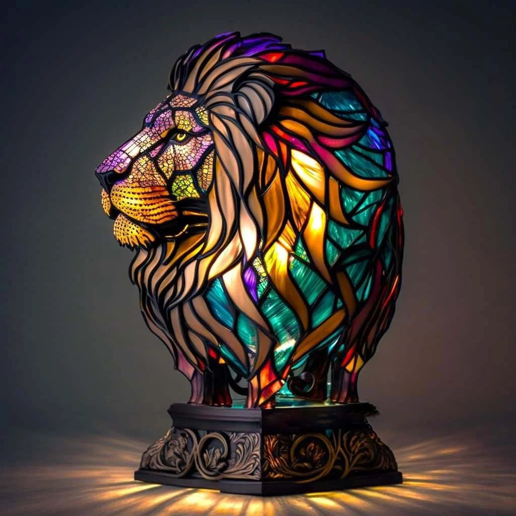 Magische Tafel Dierenlamp Leeuw