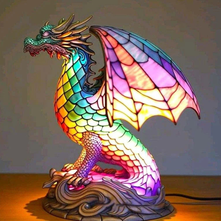 Magische Tafel Dierenlamp Draak