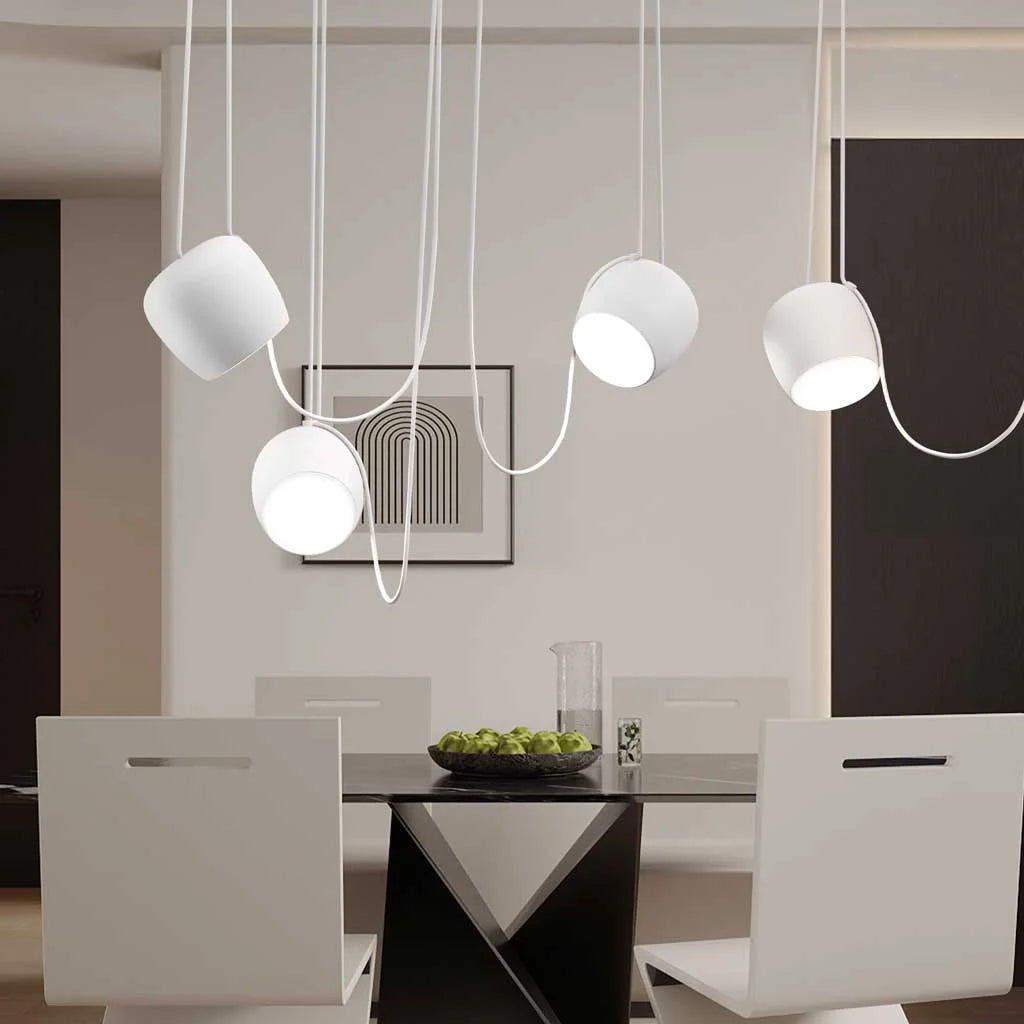 Dimbare Hanglamp voor Woonkamer en Eettafel – Modern Design in Metaal en Glas 10