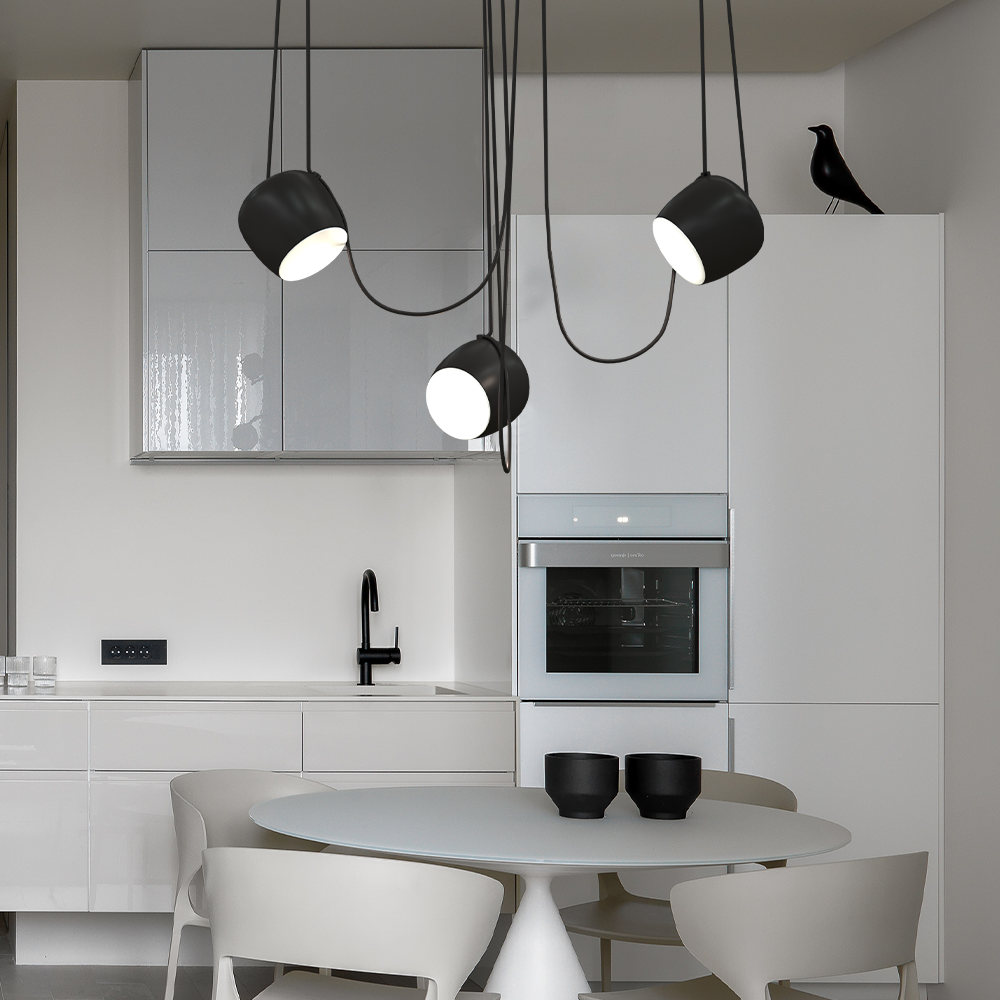 Dimbare Hanglamp voor Woonkamer en Eettafel – Modern Design in Metaal en Glas 5