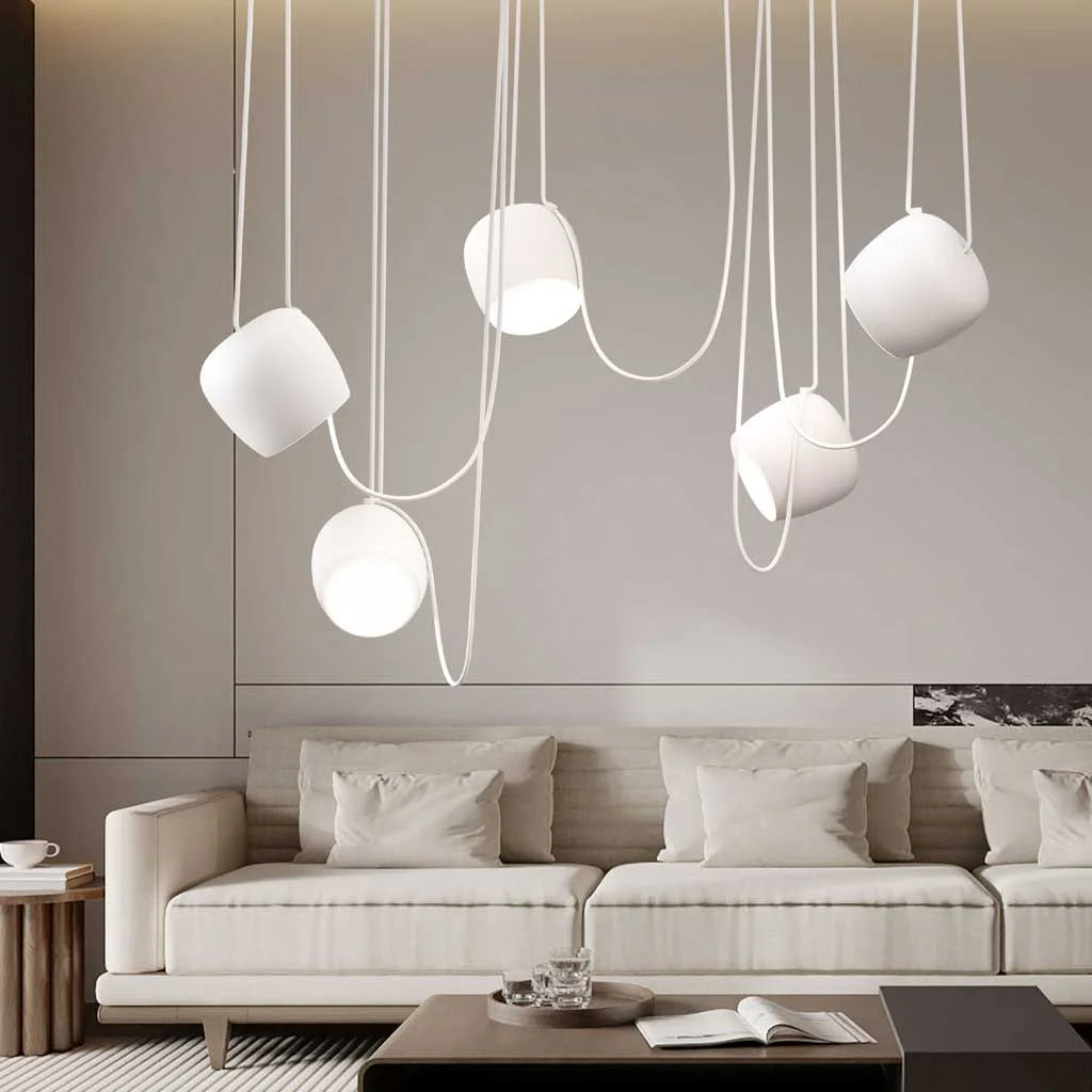 Dimbare Hanglamp voor Woonkamer en Eettafel – Modern Design in Metaal en Glas 9