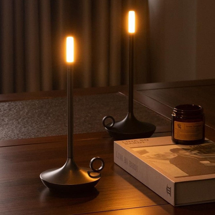 Dimbare LED Kaars met USB Oplaadbare Accu – Elegante Elektrische Kaars voor Sfeervolle Verlichting 6
