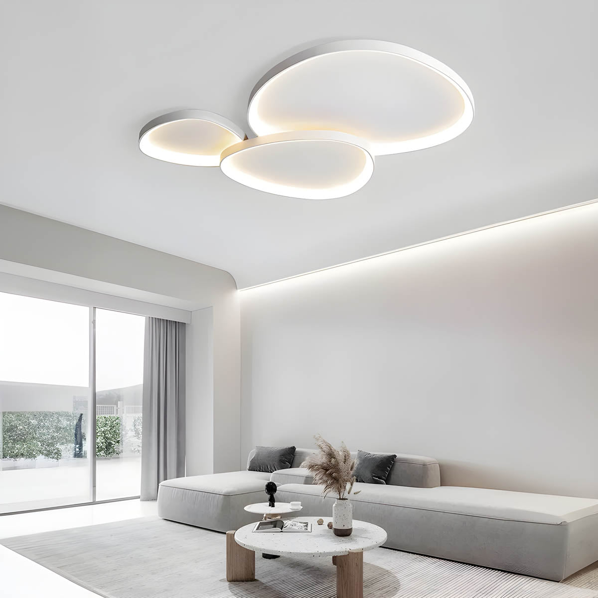 Dimbare LED Plafondlamp – Unieke Plafonniere voor Slaapkamer in 42cm, 62cm en 90cm 3