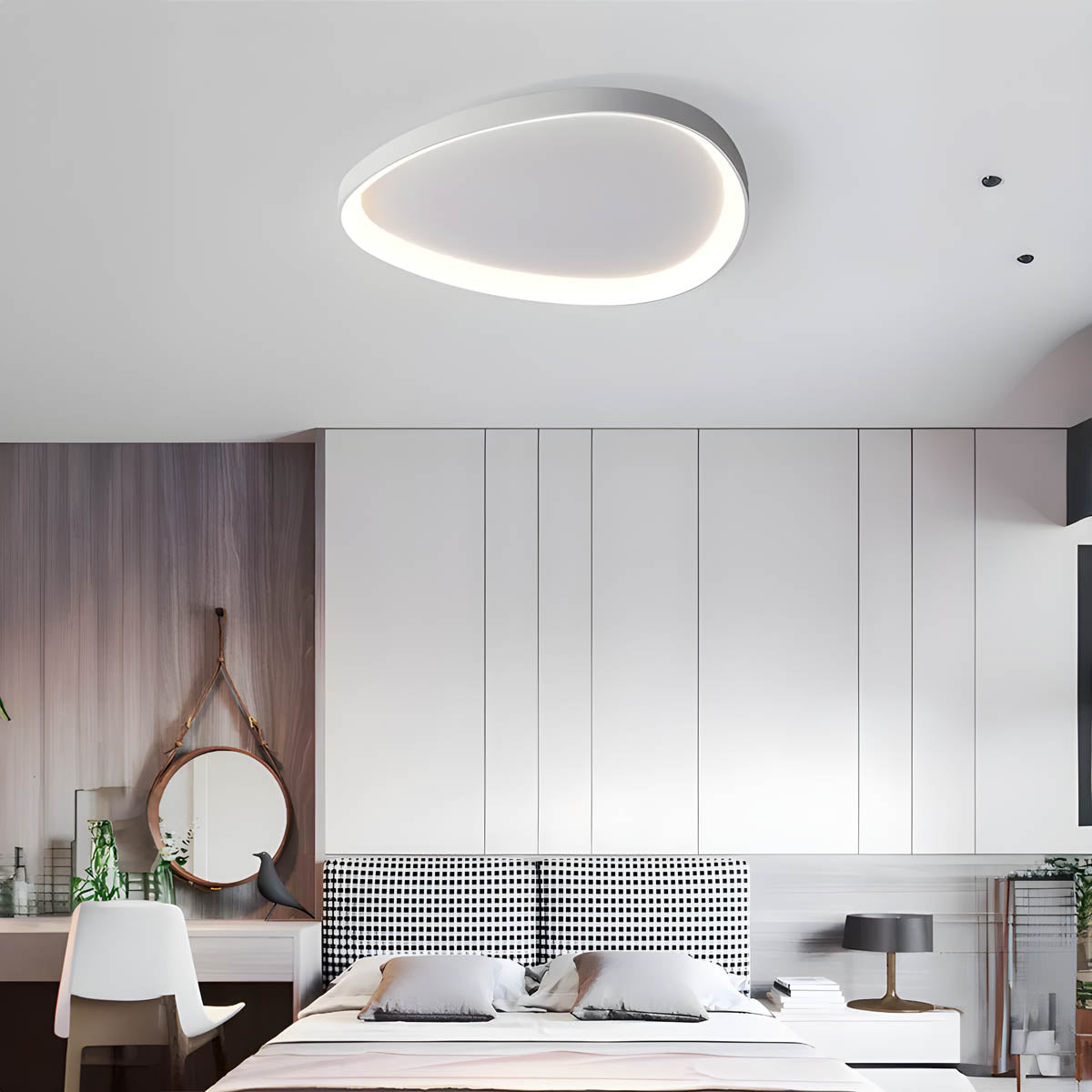 Dimbare LED Plafondlamp – Unieke Plafonniere voor Slaapkamer in 42cm, 62cm en 90cm 6