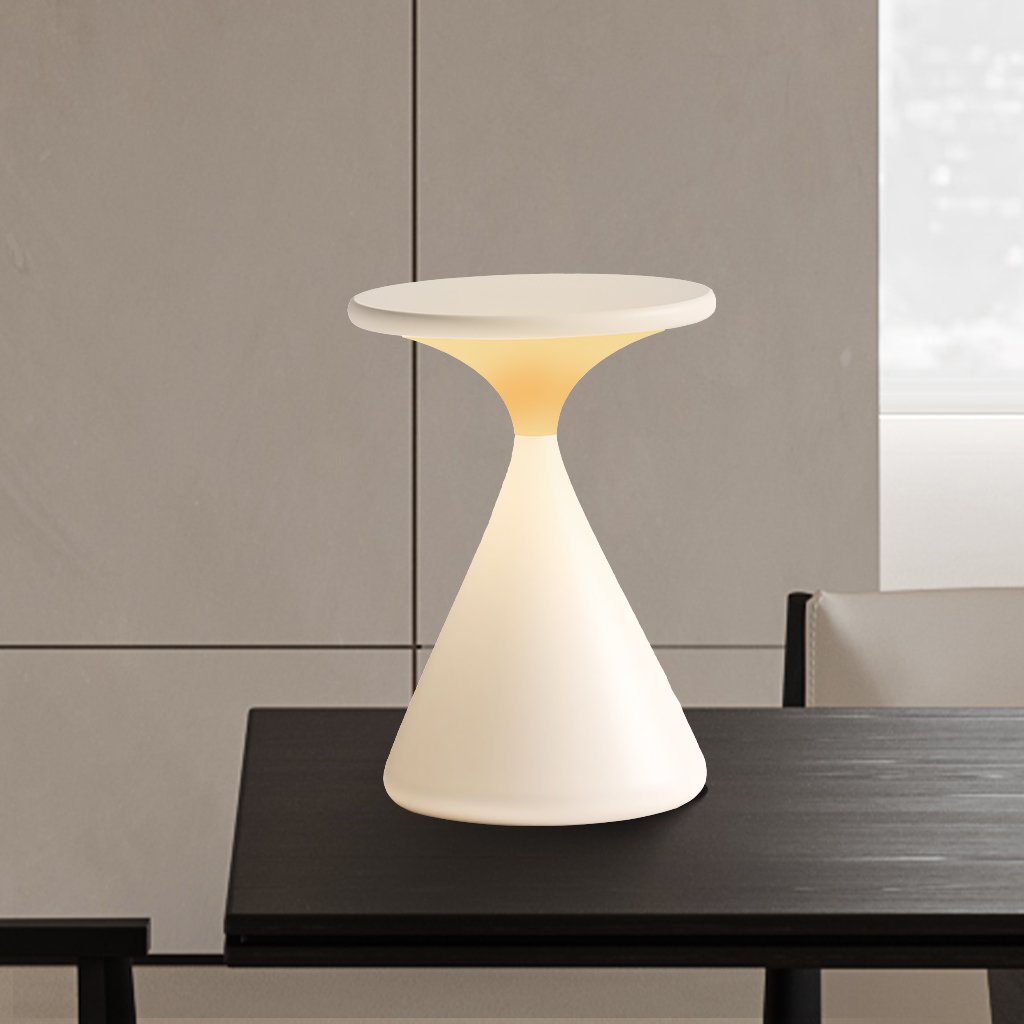 Dimbare Oplaadbare Tafel Lamp - Moderne Zwarte Tafellamp voor Boven Eettafel zonder Kabel 0
