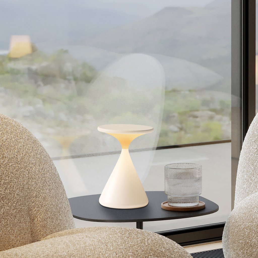 Dimbare Oplaadbare Tafel Lamp - Moderne Zwarte Tafellamp voor Boven Eettafel zonder Kabel 6