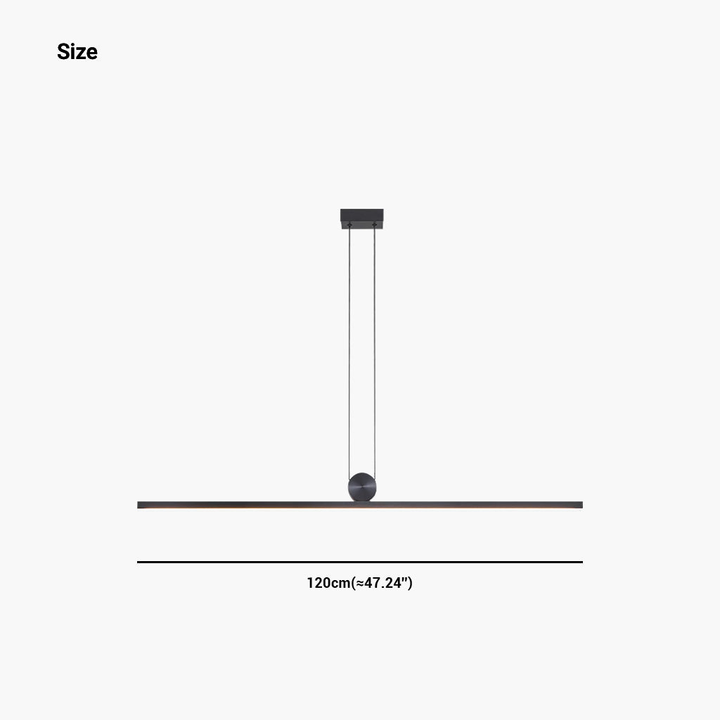 Dimbare Zwarte Hanglamp voor Eettafel met Afstandsbediening en Instelbare Lichtkleuren 4