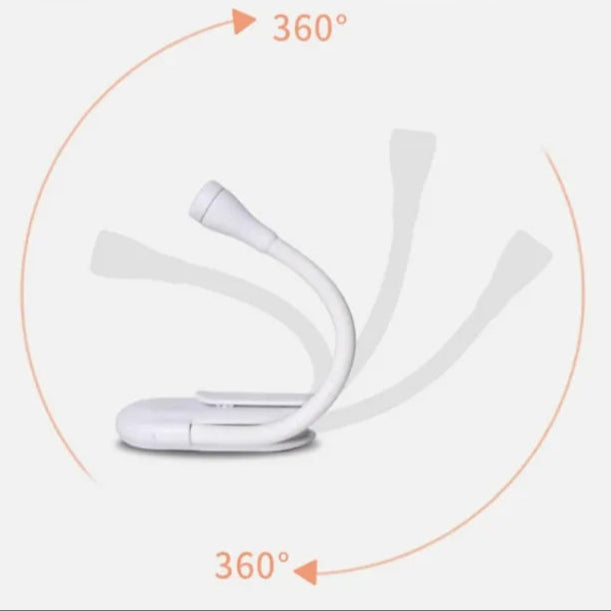 Draadloze Leeslamp met Klem en Flexibele 360° Verlichting - Ideaal voor Bed en Boek 4
