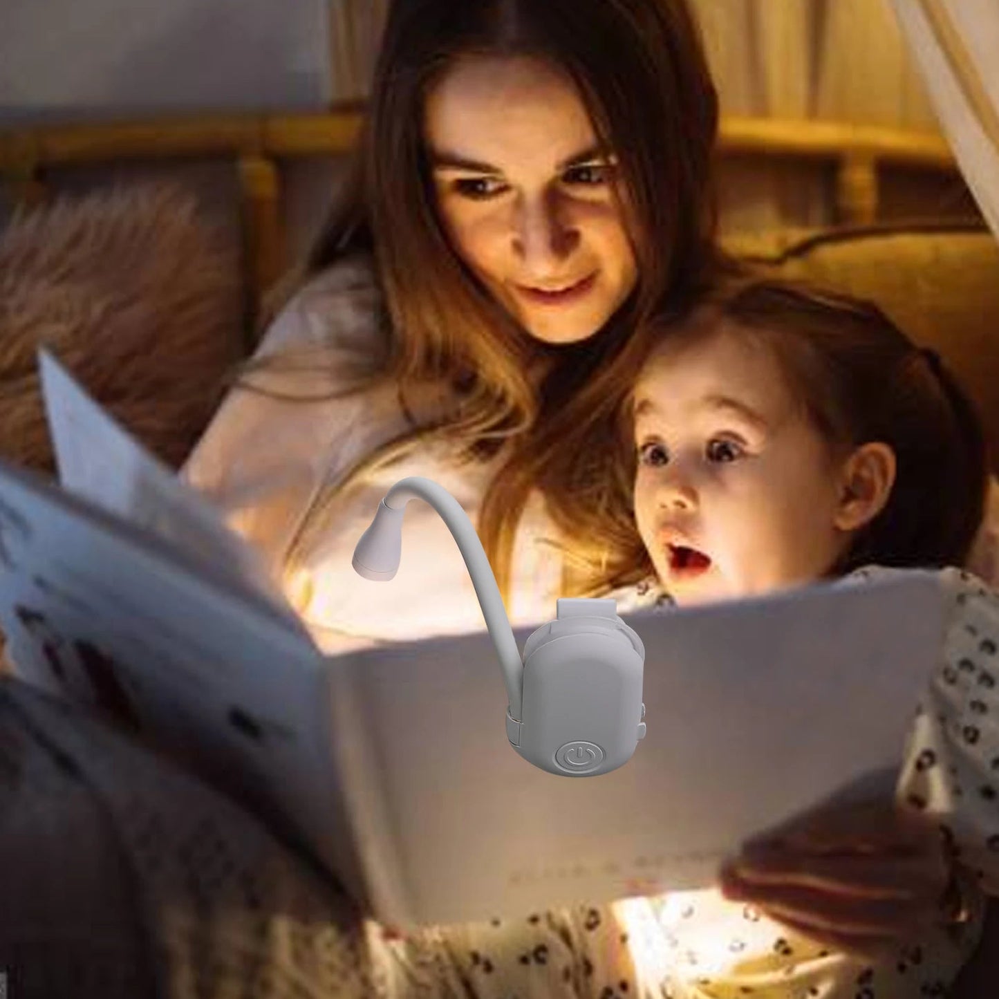 Draadloze Leeslamp met Klem en Flexibele 360° Verlichting - Ideaal voor Bed en Boek 6
