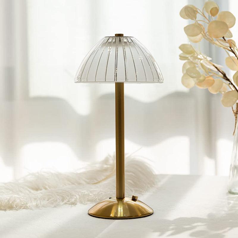 Draadloze Oplaadbare Tafellamp met Aanraakbediening – Elegant Vintage Design voor Binnen en Buiten 1