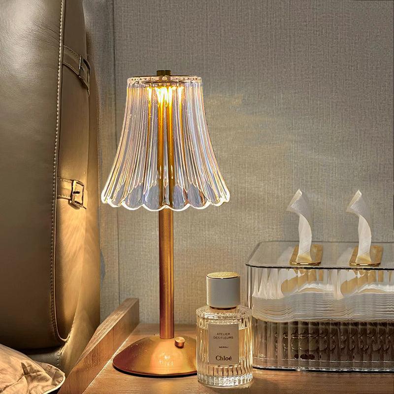 Draadloze Oplaadbare Tafellamp met Aanraakbediening – Elegant Vintage Design voor Binnen en Buiten 8