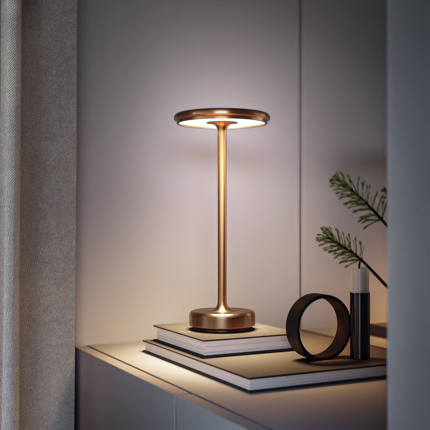 Draadloze Tafellamp met Dimbare LED en Oplaadbare Batterij voor Binnen en Buiten - Multifunctioneel Design 5