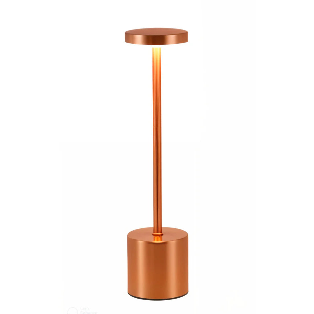 Draadloze Tafellamp met Instelbare Helderheid Roze Goud