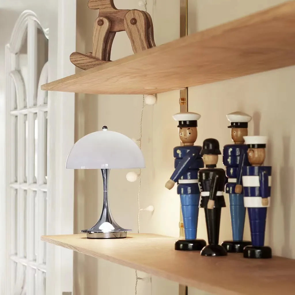 Draadloze Tafellamp met Oplaadbare Batterij – Flexibele Zwarte Verlichting voor Binnen en Buiten 4