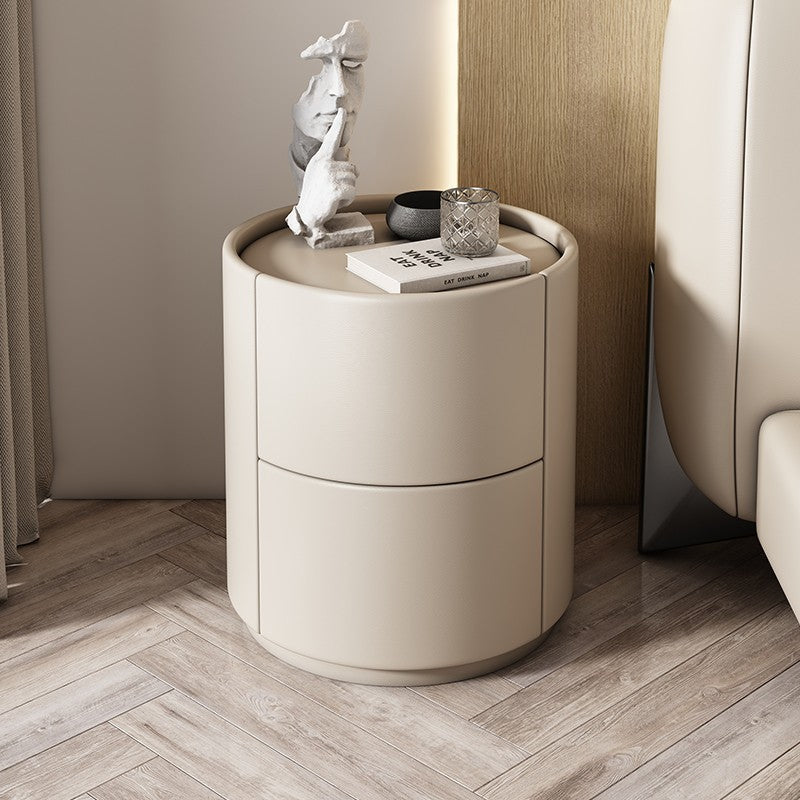 Elegant Nachtkastje Hout met 2 Lades – Nordic Design voor Slaapkamer Decoratie 1