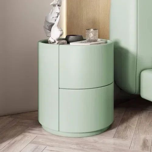 Elegant Nachtkastje Hout met 2 Lades – Nordic Design voor Slaapkamer Decoratie 12