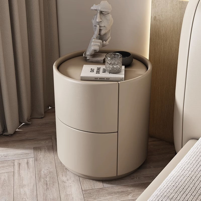 Elegant Nachtkastje Hout met 2 Lades – Nordic Design voor Slaapkamer Decoratie 2