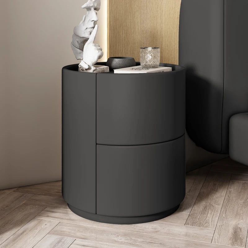 Elegant Nachtkastje Hout met 2 Lades – Nordic Design voor Slaapkamer Decoratie 5