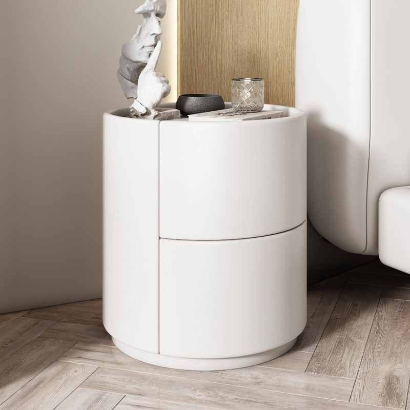 Elegant Nachtkastje Hout met 2 Lades – Nordic Design voor Slaapkamer Decoratie 8