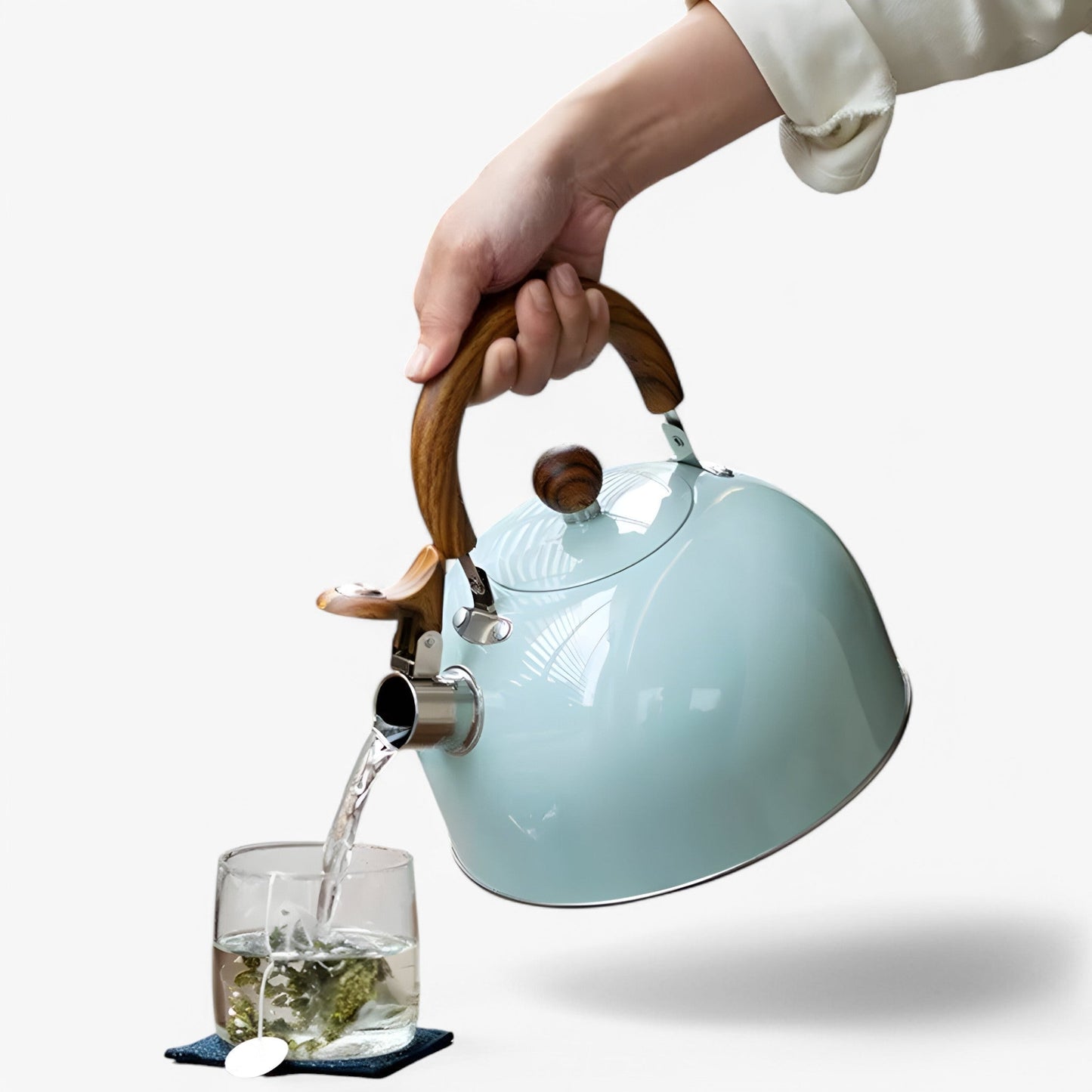 Elegante Draadloze Elektrische Ketel 1,7L met Automatische Uitschakeling en Ergonomisch Handvat 6