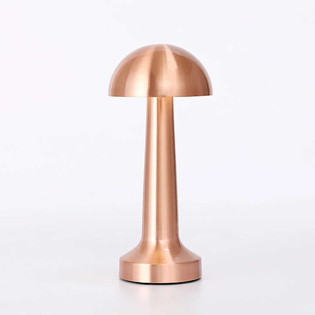 Elegante Gouden Oplaadbare Tafellamp - Draadloze Touch-Dimbare Lamp voor Sfeervolle Verlichting 2