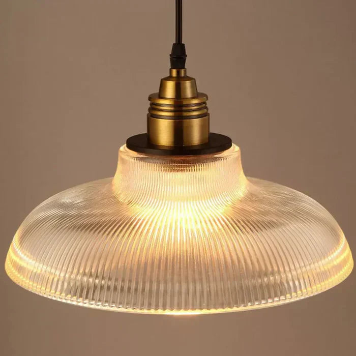 Elegante Hanglamp van Glas met Verstelbare Kabel Transparant