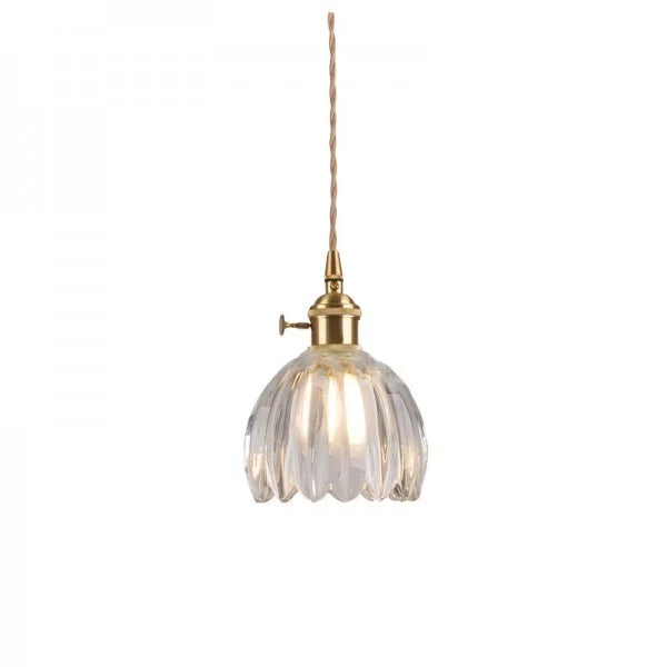 Elegante Hanglamp van Glas voor Eettafel en Woonkamer – Dimbare LED Verlichting met Bloemvormige Schaduw 5