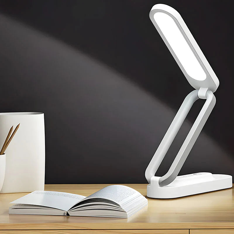 Elegante Verstelbare Bureaulamp LED met Aanraakdemping – Draadloos Zwart Bureau Lamp 0