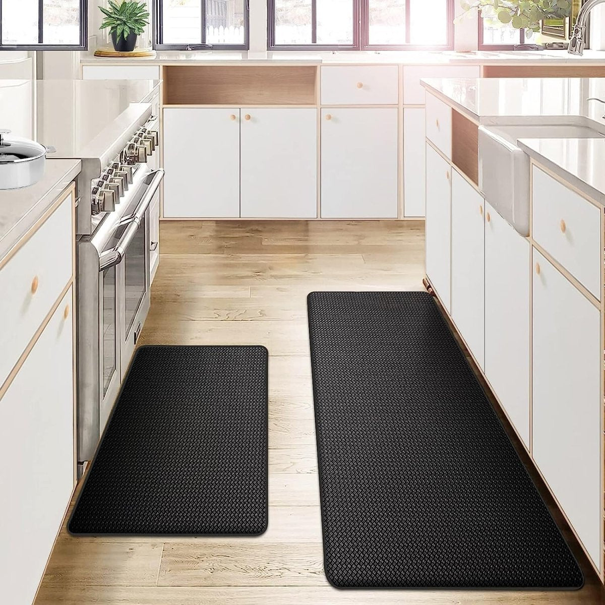 Ergonomische Anti-Vermoeidheidskeukenmat van Duurzaam PU met Gevoerde Ondersteuning en Antislip Functie 4