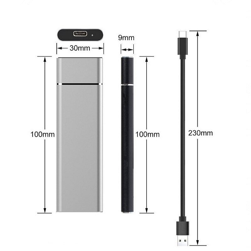 Draagbare Externe Harde Schijf 4TB USB 3.0