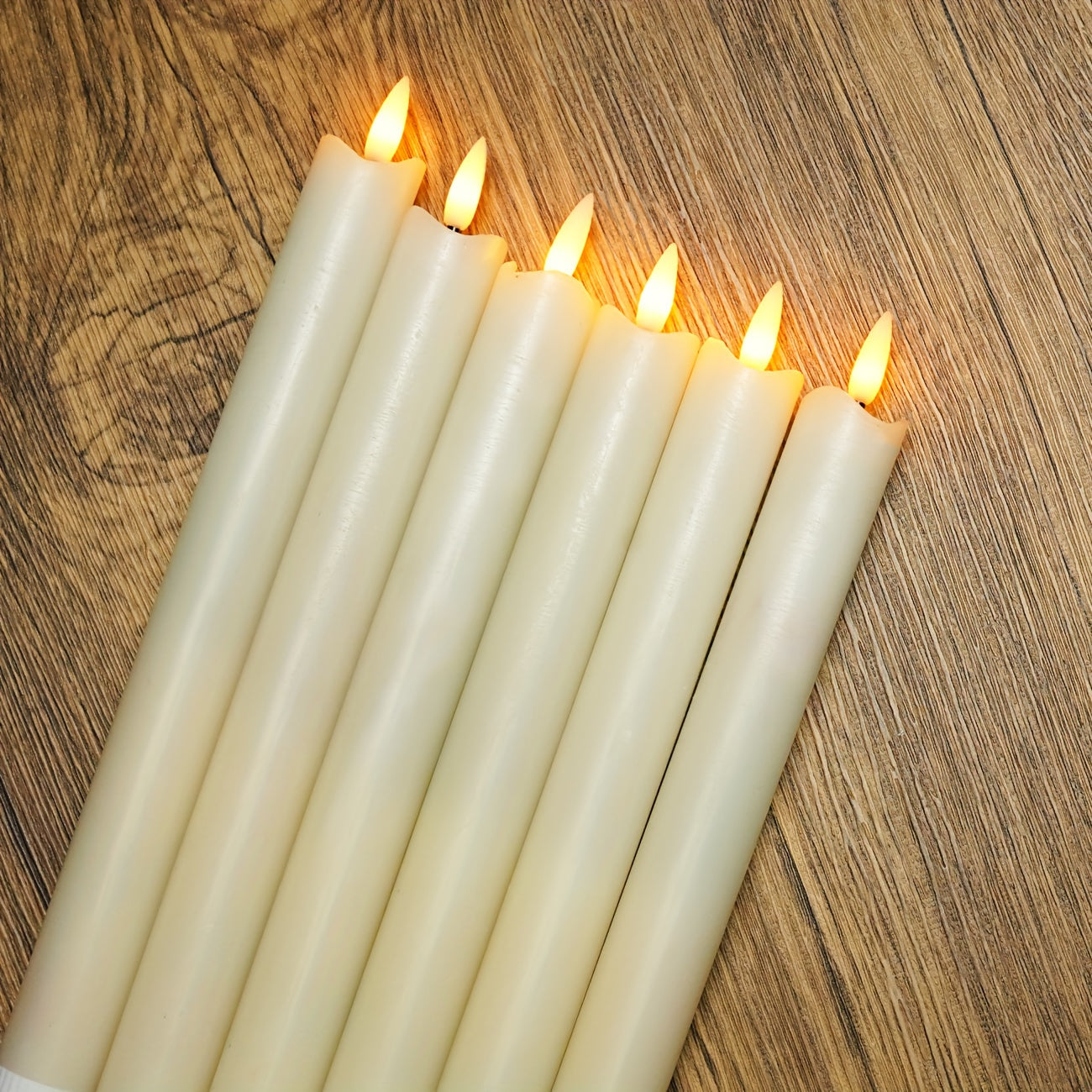 Flameless Kegelkaarsen met Afstandsbediening – Ivoor Wit LED Decoratieve Kaarsen voor Binnen en Buiten 2
