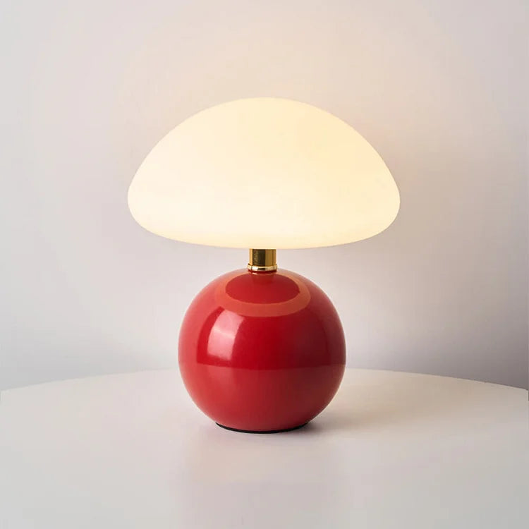 Franse Crème Paddenstoel Hanglamp – Elegante LED Verlichting voor Woonkamer en Slaapkamer 4