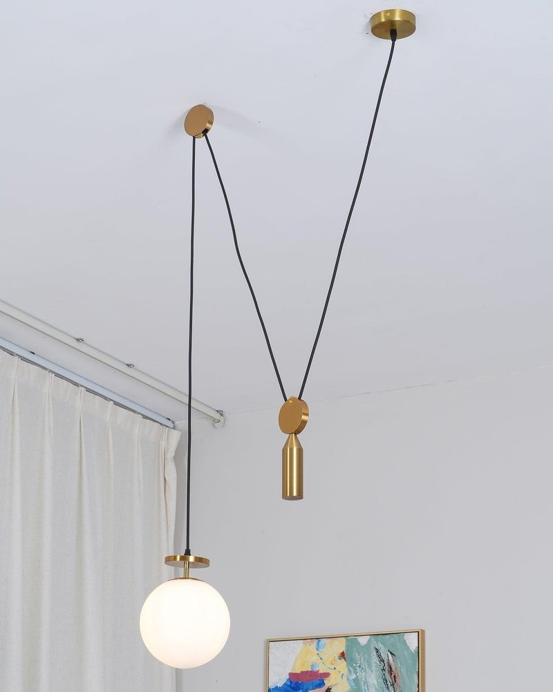 Industriele Eettafel Hanglamp met Geometrisch Design